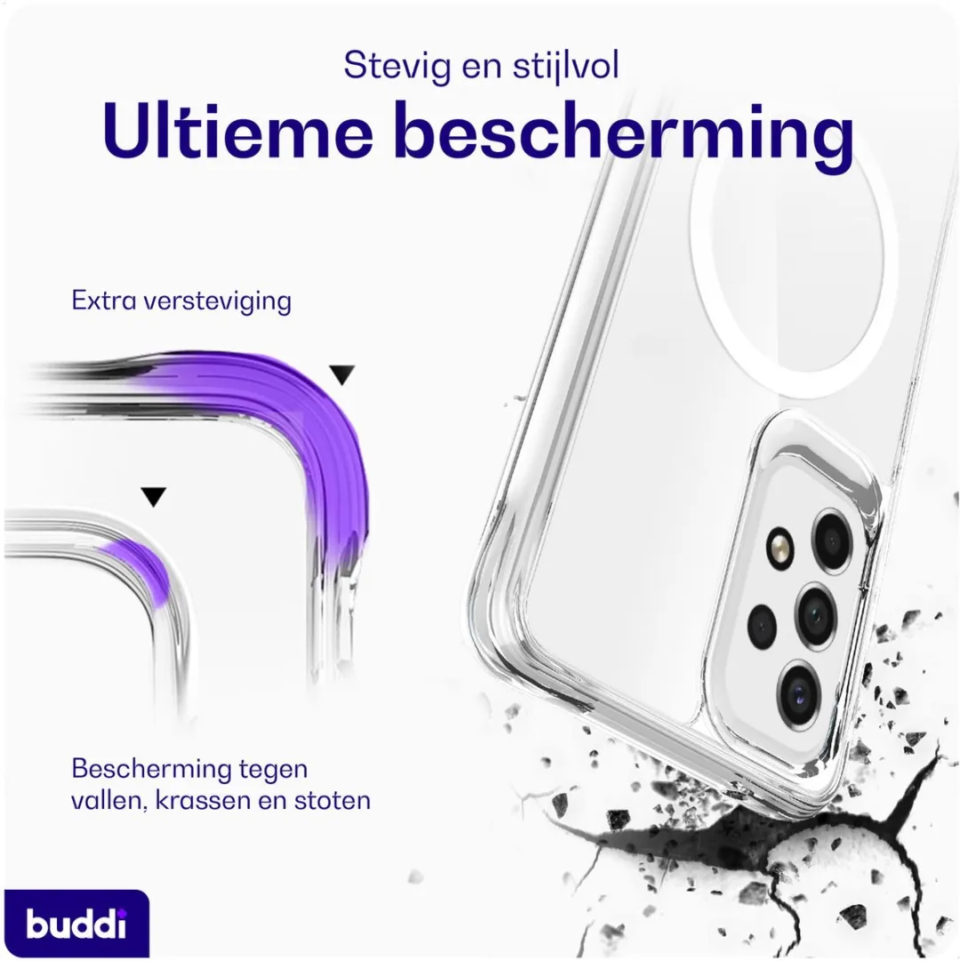Buddi Core Hoesje Samsung Galaxy A53 - MagSafe - Transparant