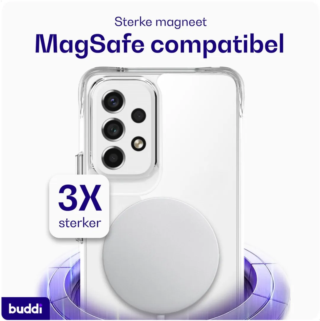 Buddi Core Hoesje Samsung Galaxy A53 - MagSafe - Transparant