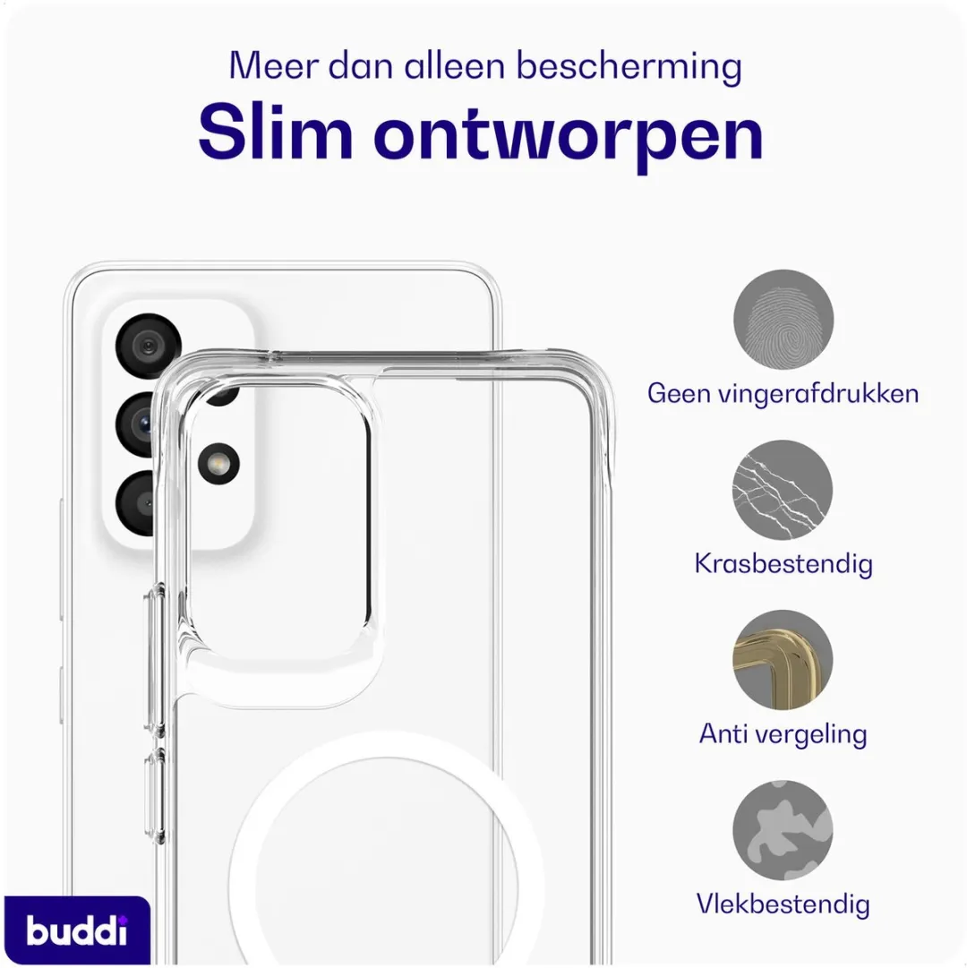 Buddi Core Hoesje Samsung Galaxy A53 - MagSafe - Transparant
