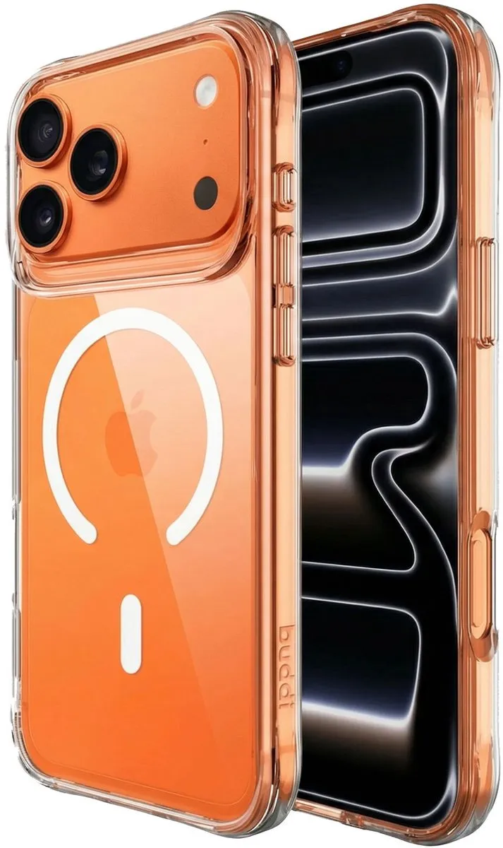 Buddi Core iPhone 17 Pro Max Hoesje - MagSafe - Transparant