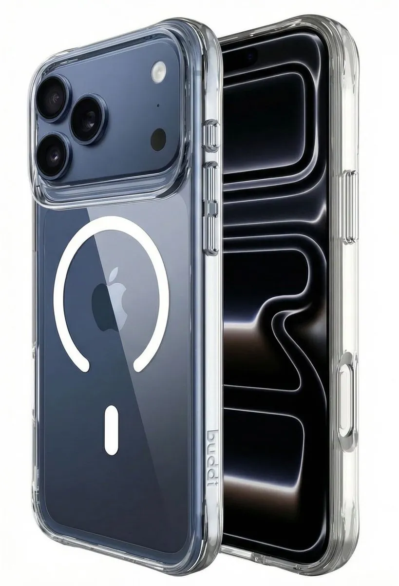 Buddi Core iPhone 17 Pro Max Hoesje - MagSafe - Transparant
