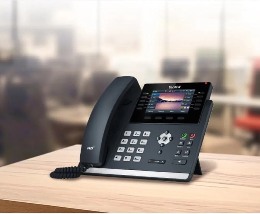 Yealink SIP-T46U VoIP Telefoon - 4.3" Kleurenscherm - Grijs