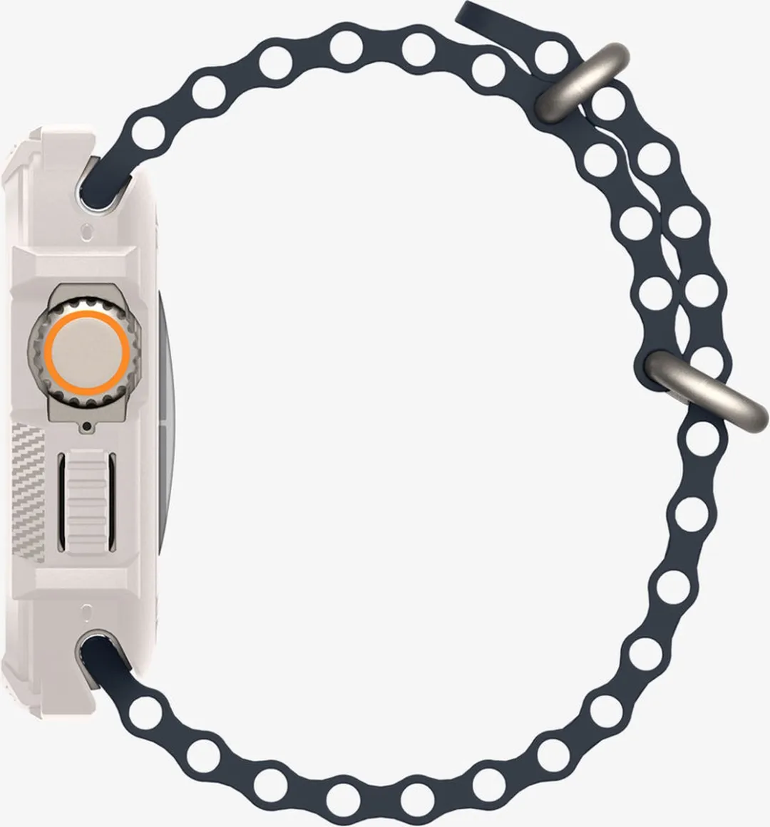 Spigen Rugged Armor Apple Watch Ultra Hoesje - Beige