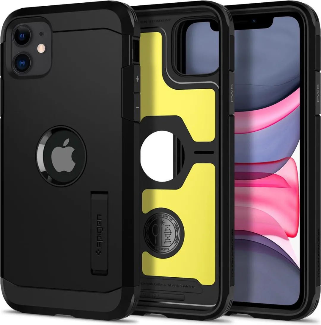 Spigen Tough Armor iPhone 11 Hoesje - Zwart