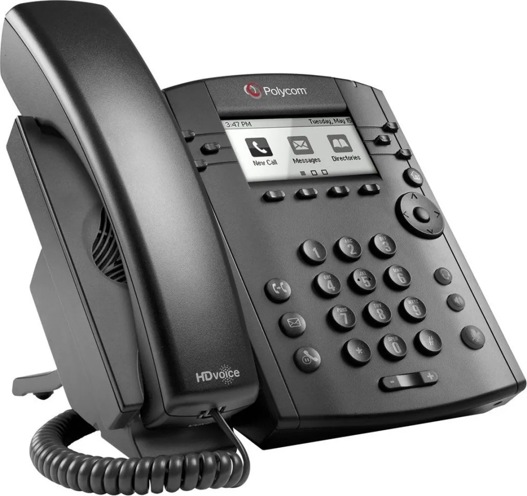 Poly VVX 310 Skype Vaste Telefoon - Zwart