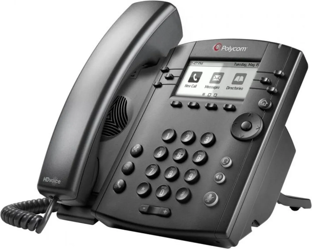Poly VVX 310 Skype Vaste Telefoon - Zwart