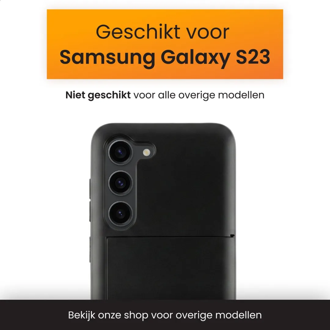 R2B Utrecht Hoesje Samsung Galaxy S23 - 3 Pasjes - Zwart