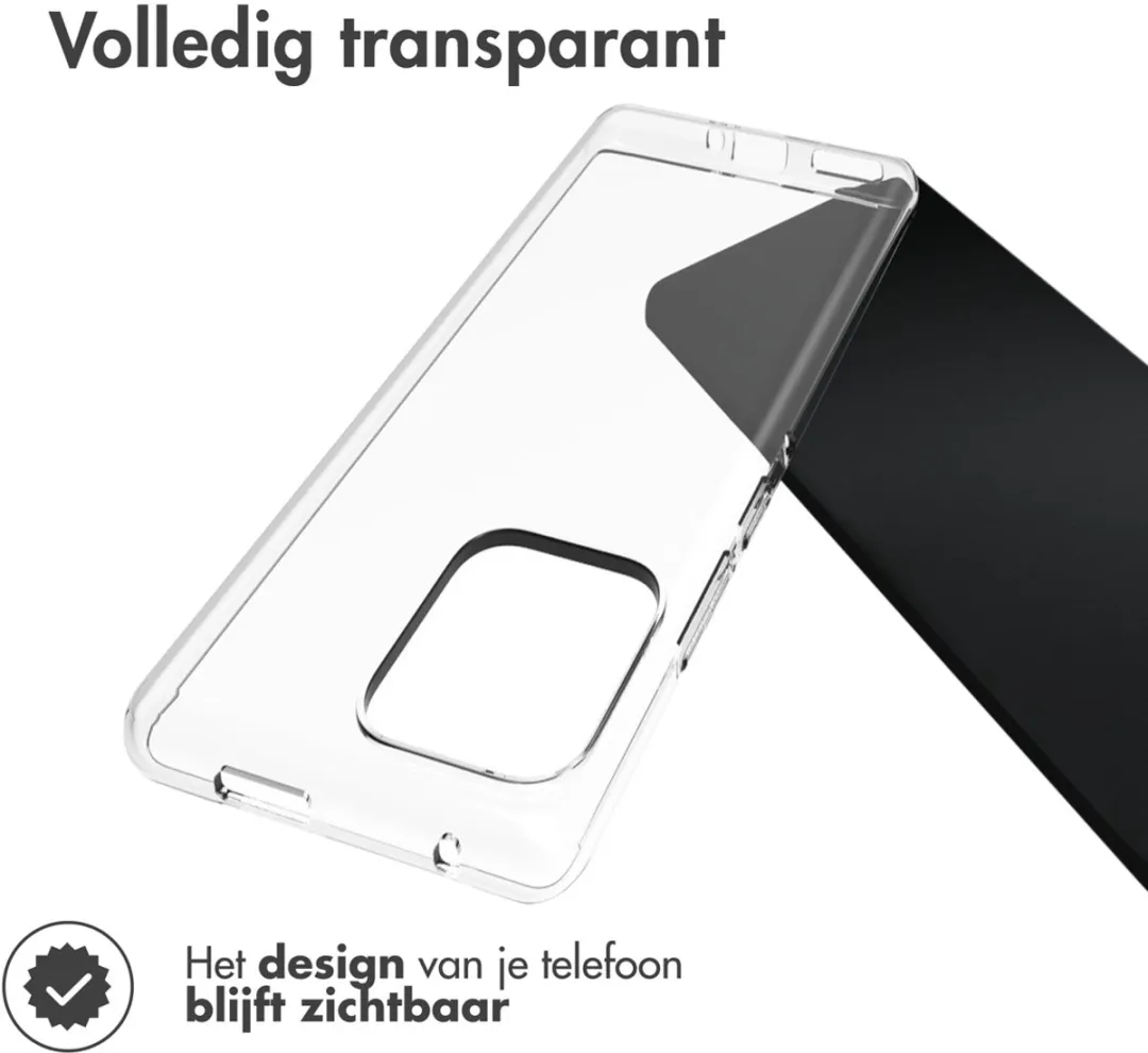 Accezz Hoesje Motorola Edge 40 Pro - Transparant