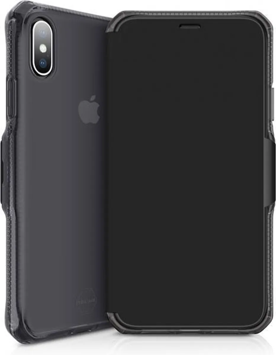 Itskins Level 2 SpectrumFolio Apple iPhone X/10 Hoesje - Zwart