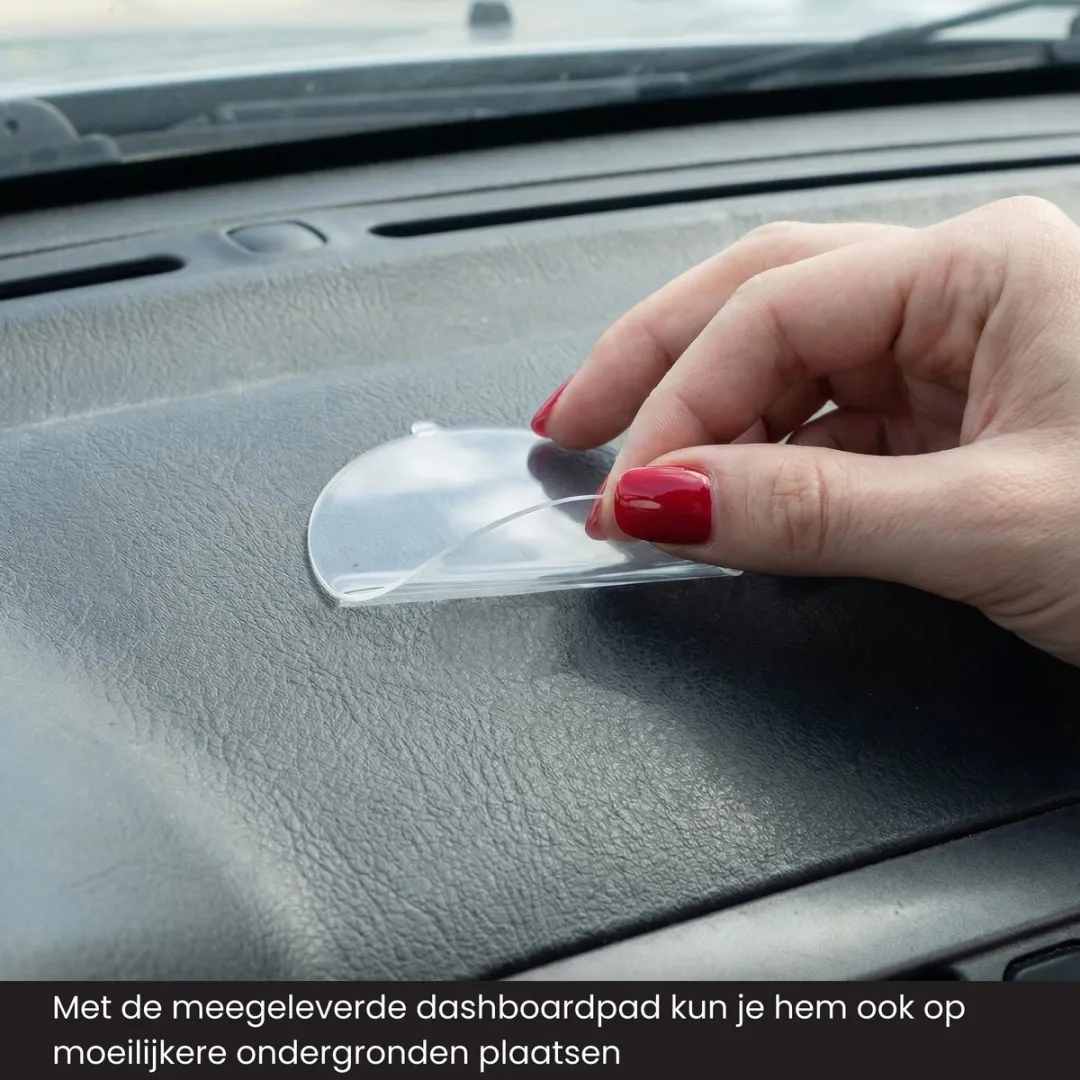 R2B Telefoonhouder Auto Zaandam - Elektrische Zuignap - 7 Inch - Zwart