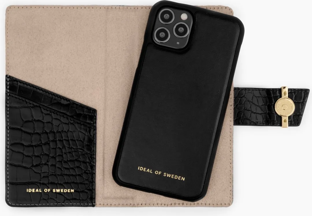 iDeal of Sweden IDPWSS21-I2267-207 Phone Wallet - iPhone 14 Plus Jet Black Croco - afbeelding 6 van 6