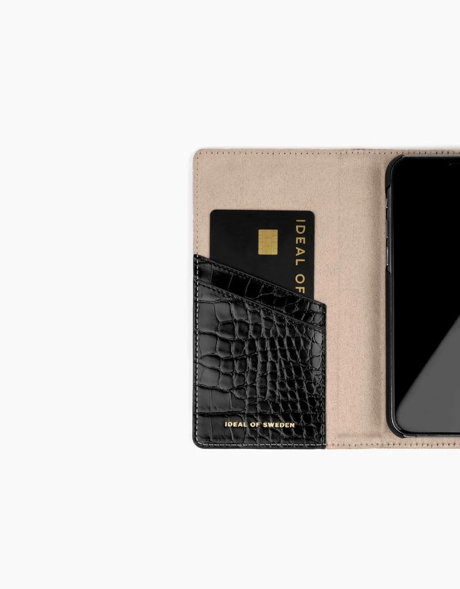 iDeal of Sweden IDPWSS21-I2267-207 Phone Wallet - iPhone 14 Plus Jet Black Croco - afbeelding 5 van 6
