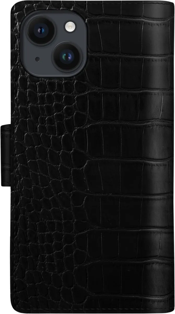 iDeal of Sweden IDPWSS21-I2267-207 Phone Wallet - iPhone 14 Plus Jet Black Croco - afbeelding 2 van 6