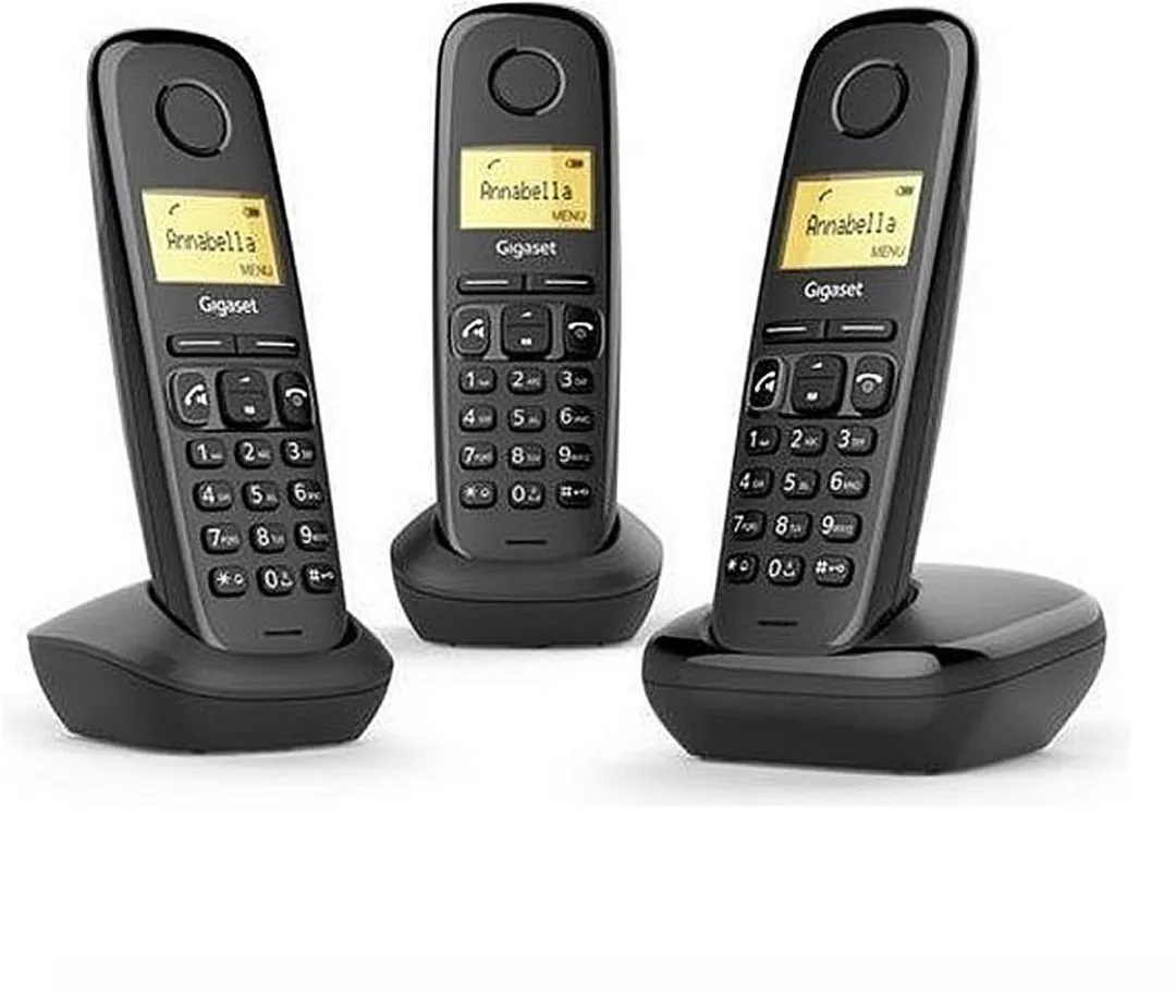 Gigaset A270 Trio DECT Telefoon - 3 Handsets - Zwart