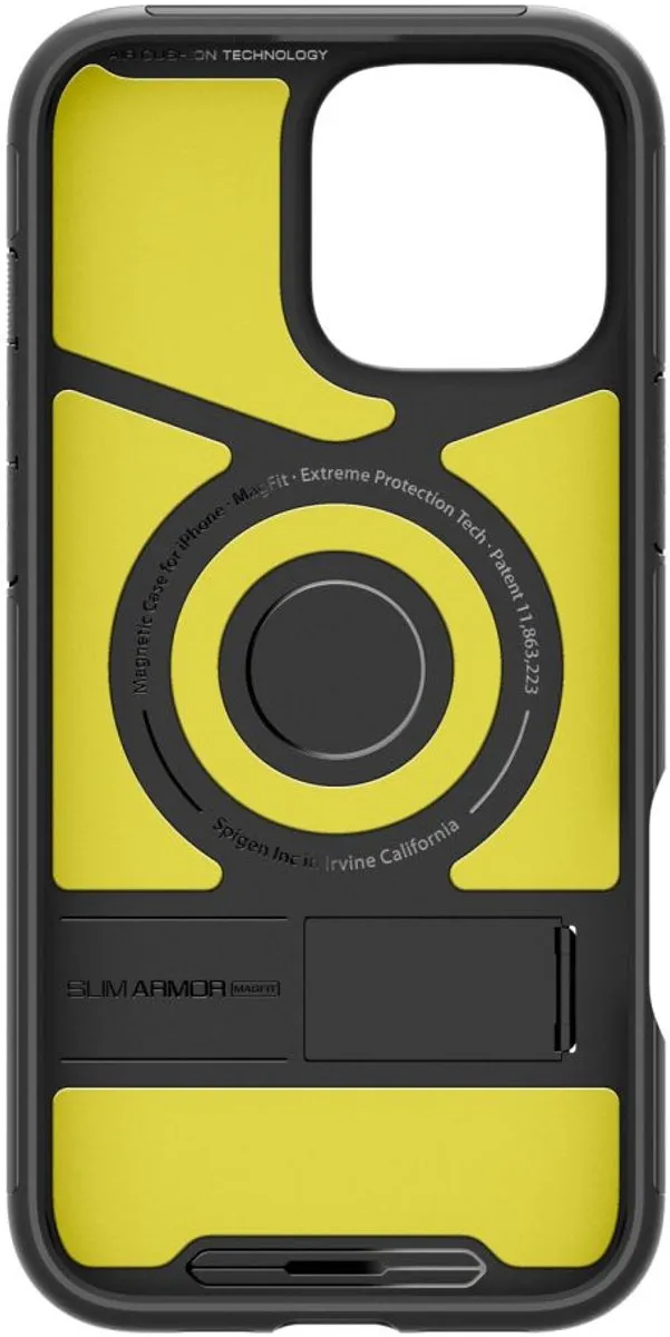 Spigen Slim Armor MagSafe iPhone 16 Pro Max Hoesje - 12142 - Zwart