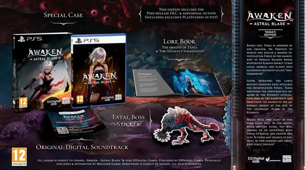 PlayStation Awaken Astral Blade Tania's Edition PS5