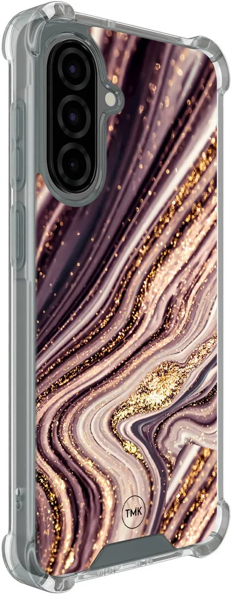 Casevibes Shockproof Hoesje Samsung Galaxy A57 - S/A57/S/026 - Roze/Goud