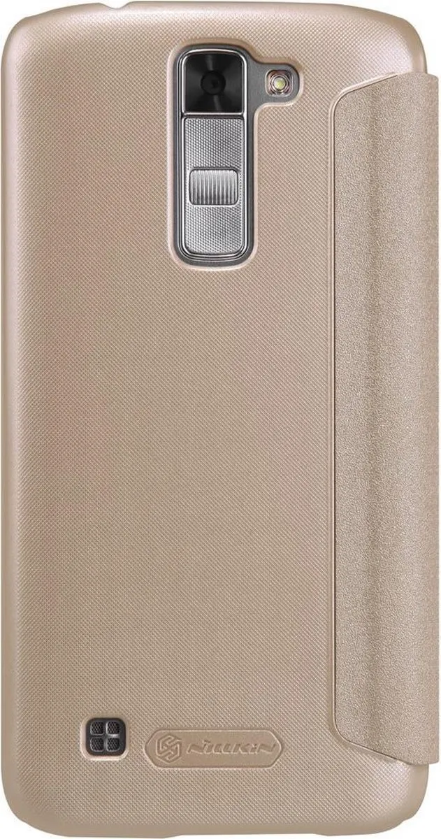 Nillkin Leather Case Sparkle Series Goud - LG K7 - afbeelding 2 van 6