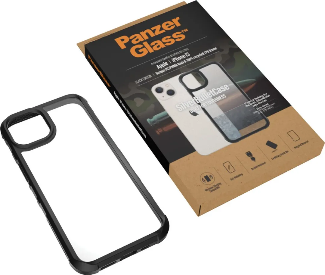 PanzerGlass SilverBullet ClearCase iPhone 13