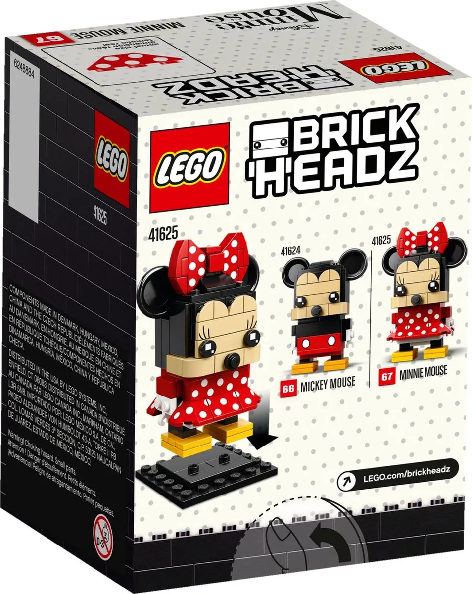 LEGO BrickHeadz Minnie Mouse 41625 - 129 Stukken