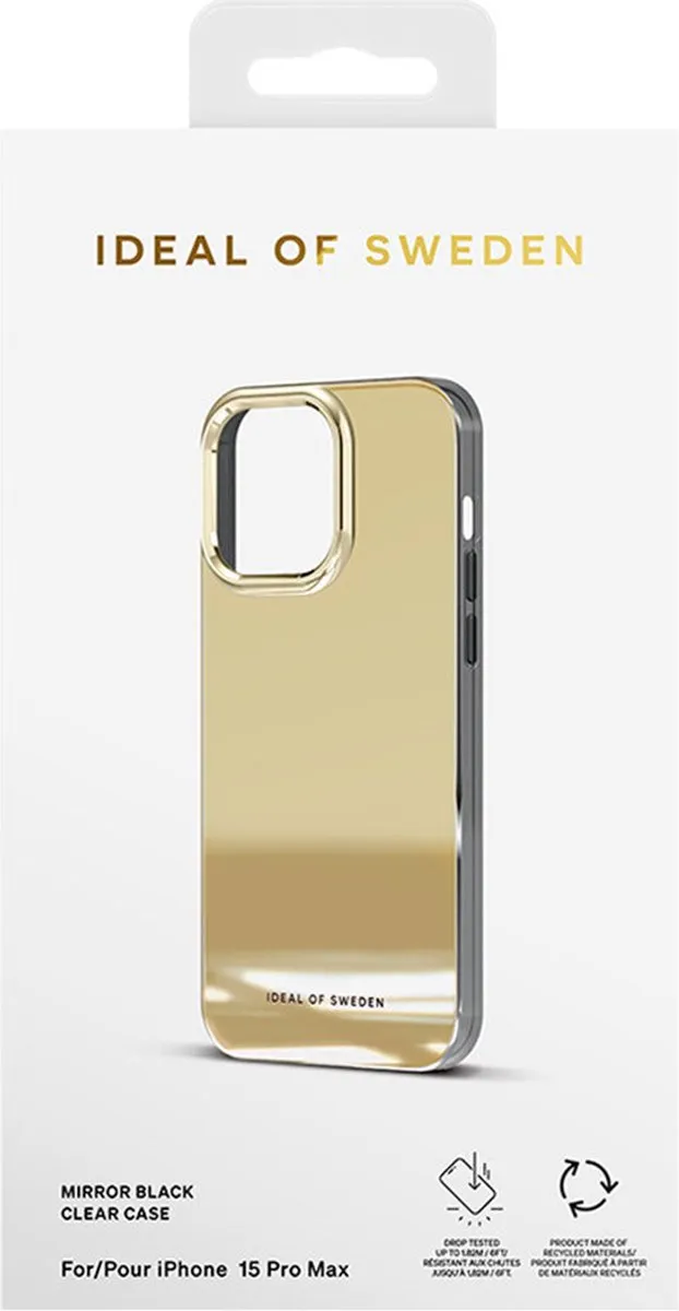 iDeal of Sweden Mirror Case iPhone 15 Pro Max - Goud - IDCLC-I2367P-487