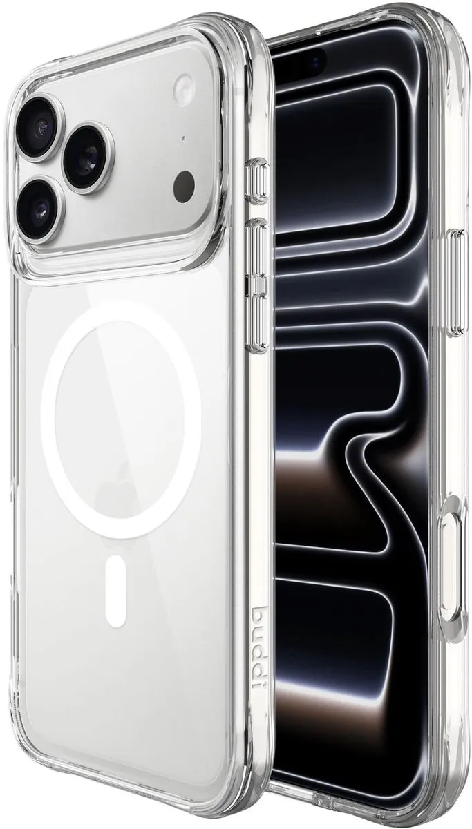 Buddi Core Hoesje iPhone 17 Pro - MagSafe - Transparant
