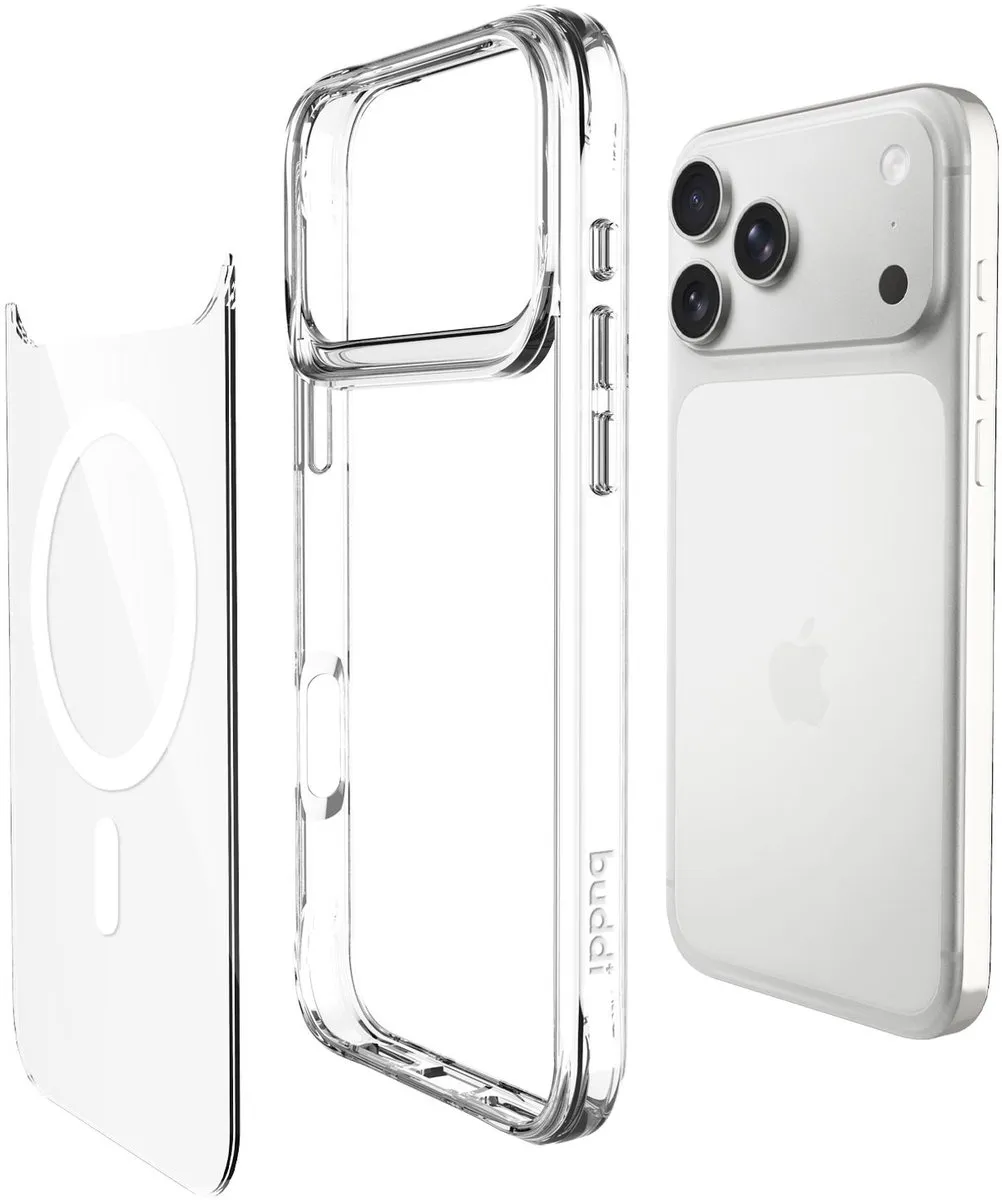 Buddi Core Hoesje iPhone 17 Pro - MagSafe - Transparant