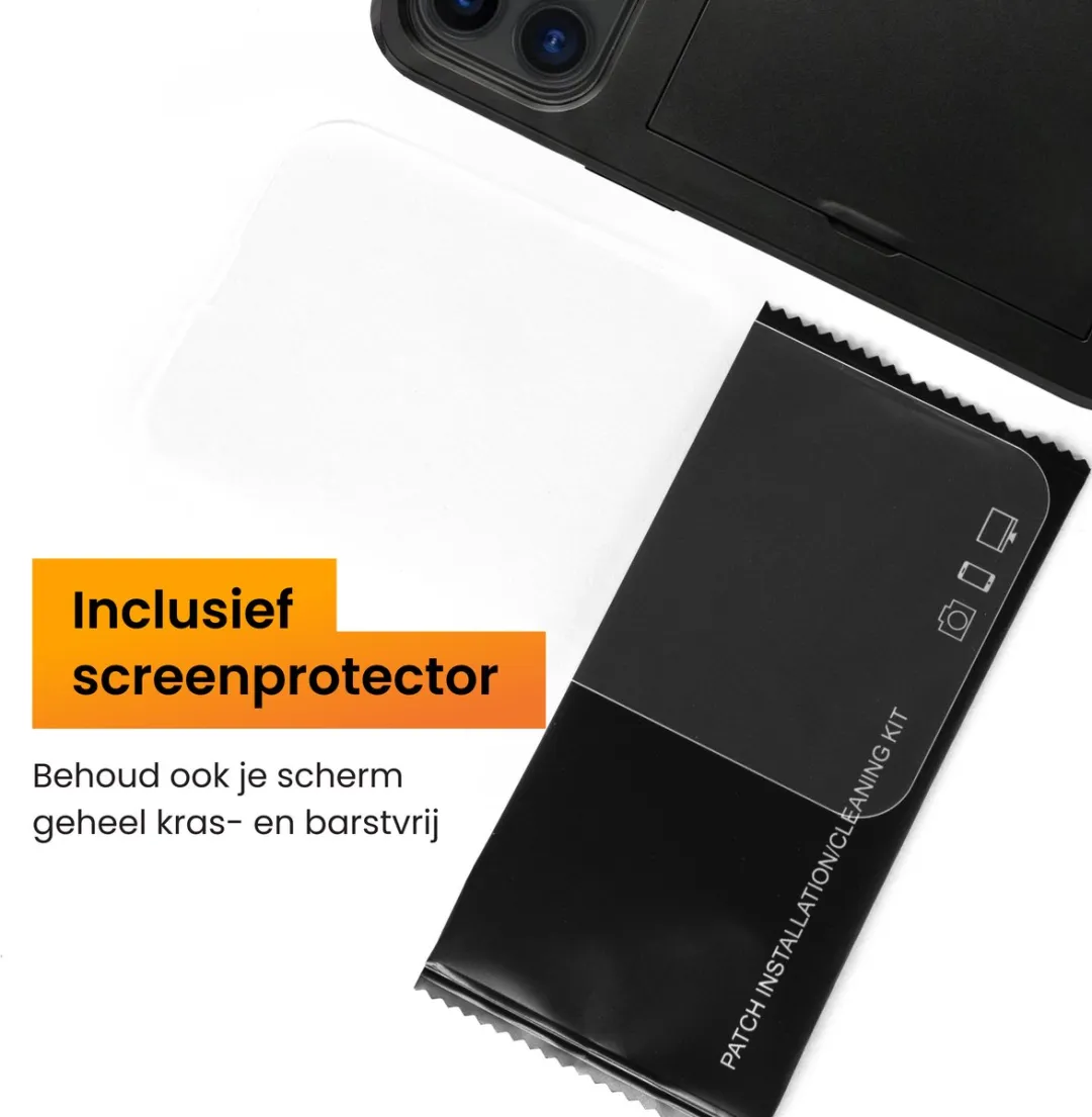 R2B Utrecht iPhone 12/12 Pro Hoesje - 3 Pasjes - Zwart - afbeelding 6 van 6