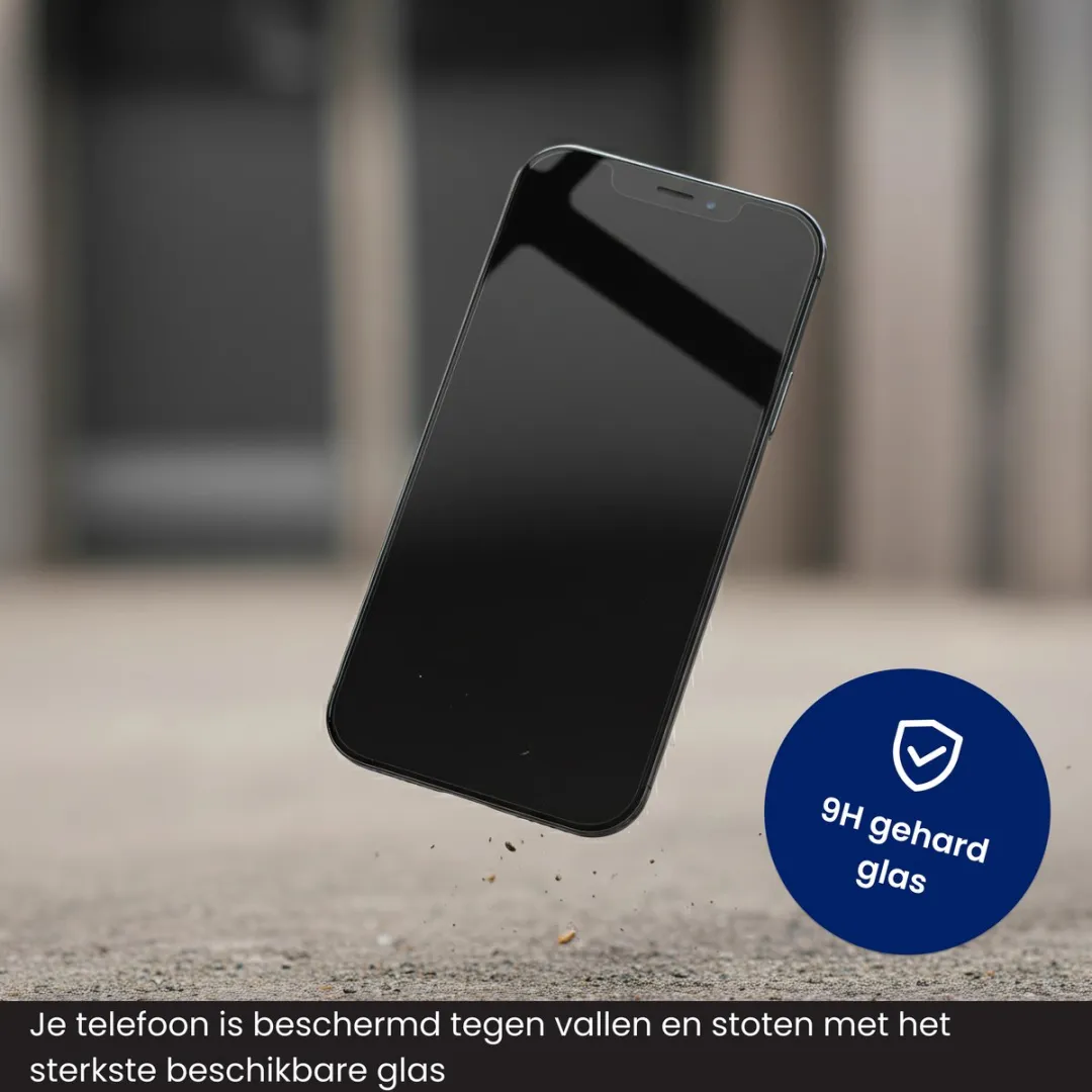 R2B Screenprotector iPhone 16 - 2 Stuks - Tempered Glass
