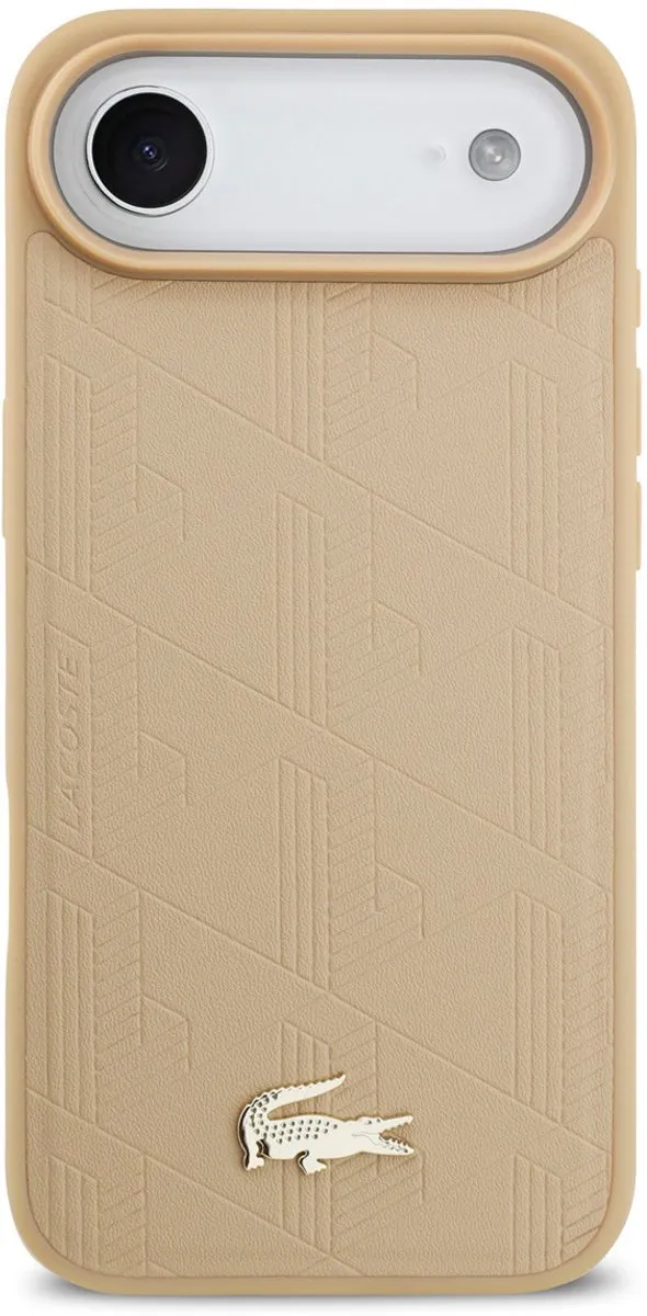 Lacoste Back Cover Case iPhone 17 Air - Beige