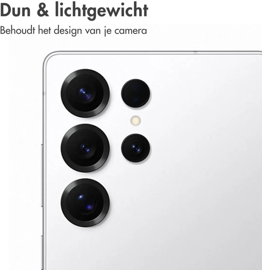 imoshiion Camera Lens Protector Samsung Galaxy S25 Ultra - 2 Stuks - Titanium Whitesilver