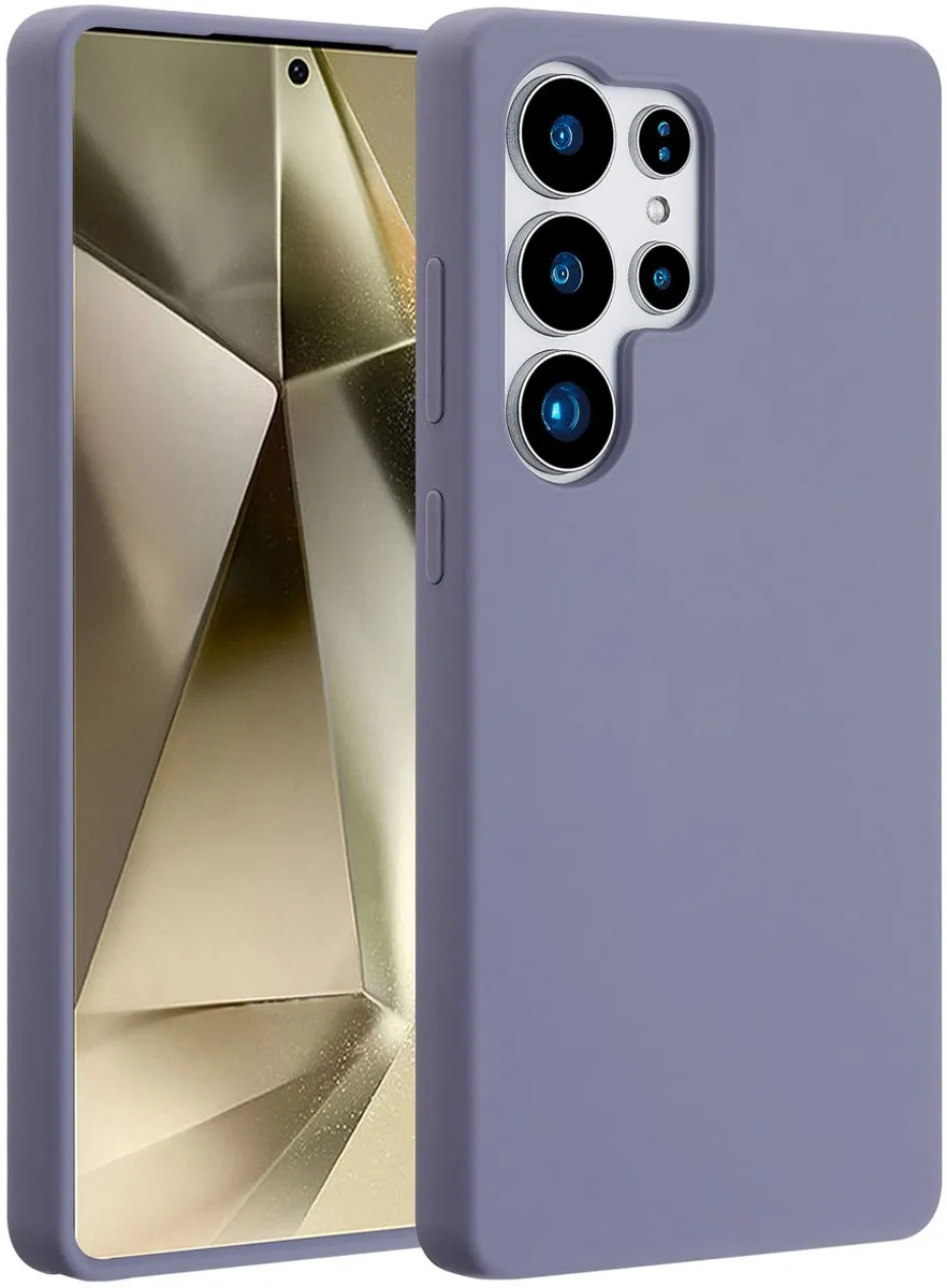Accezz Hoesje Samsung Galaxy S25 Ultra Lavender Gray - Magnetische Ring