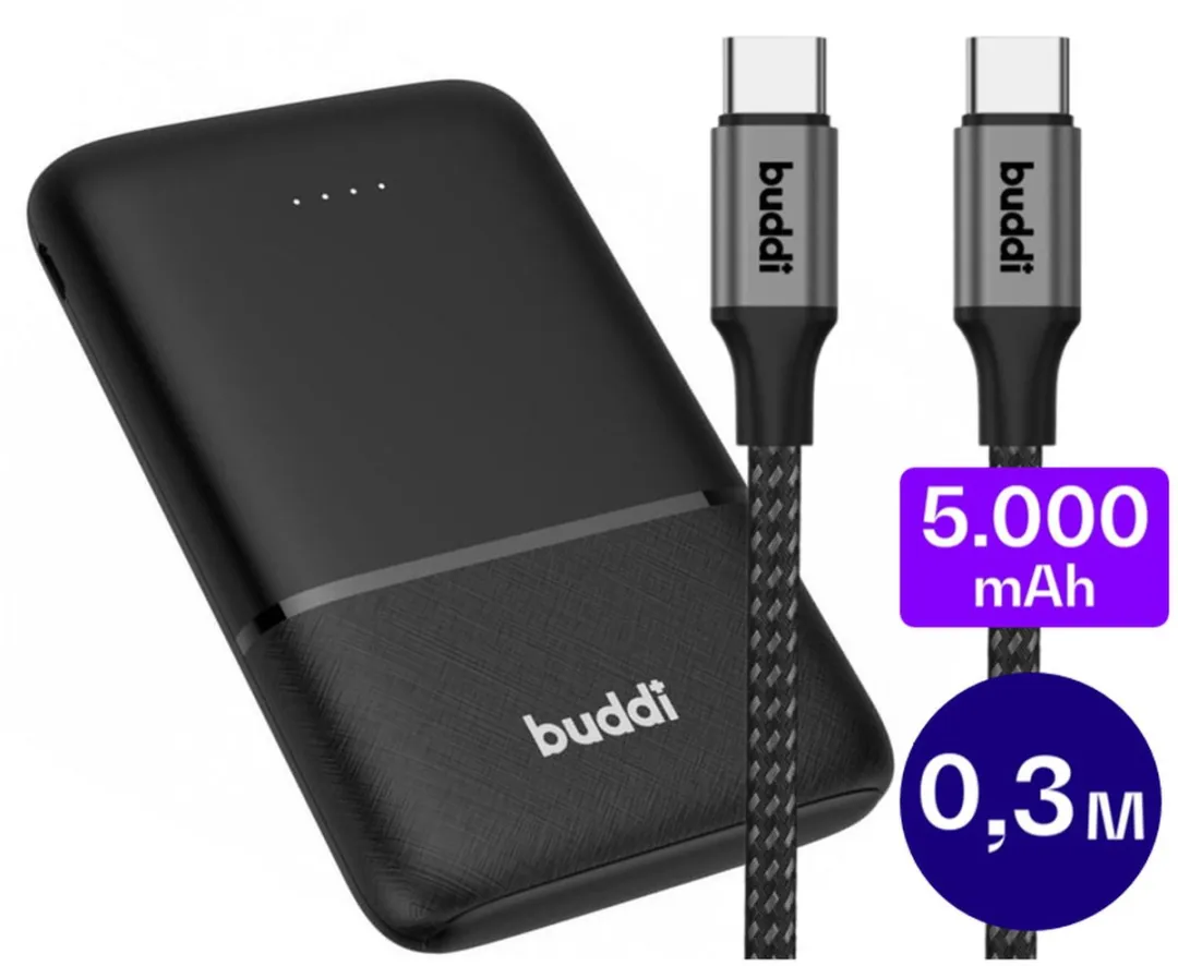 Buddi Go Powerbank 5000mAh