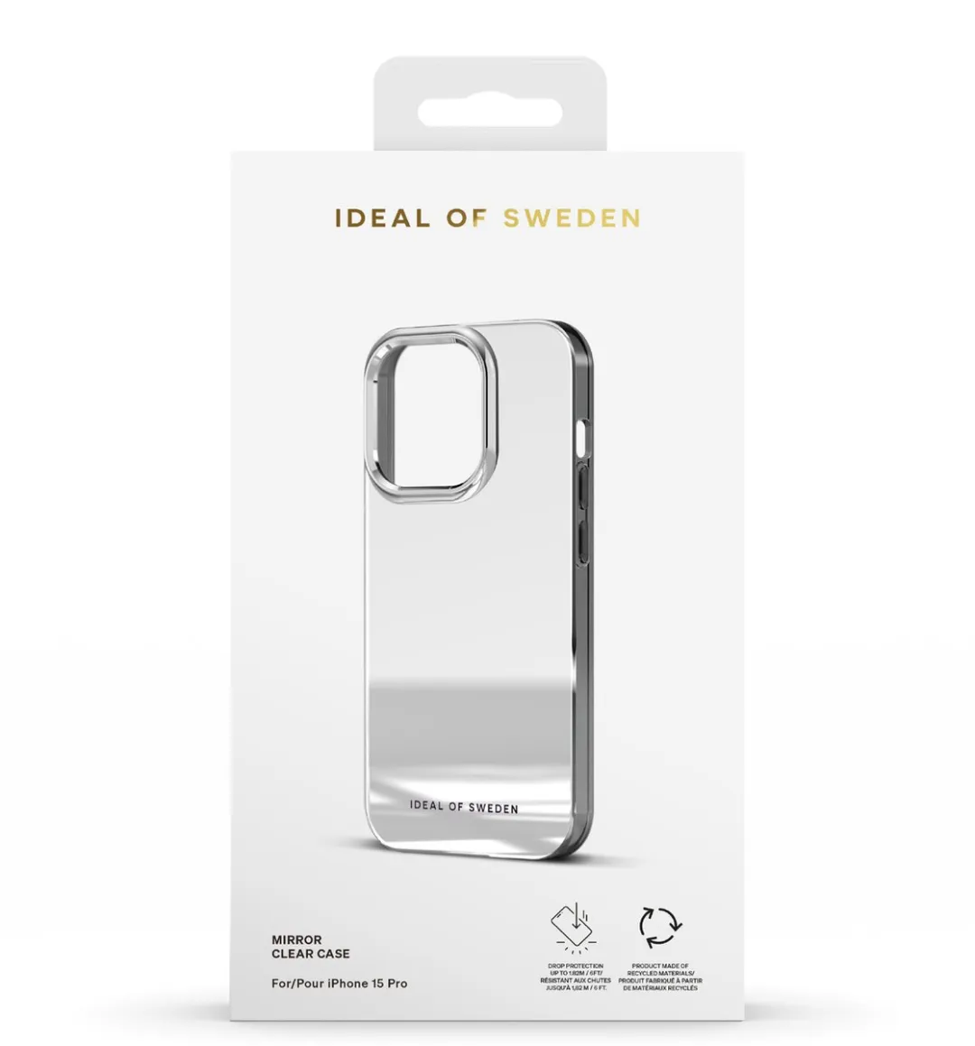 iDeal of Sweden Mirror Hoesje iPhone 15 Pro - Zilver - IDCLC-I2361P-477 - afbeelding 4 van 5