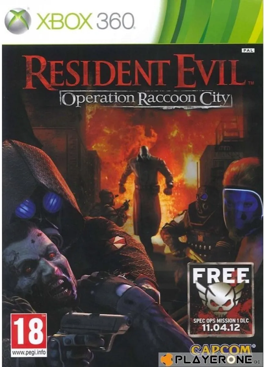 Capcom Resident Evil Operation Raccoon City - Xbox 360 - 4 Spelers Online