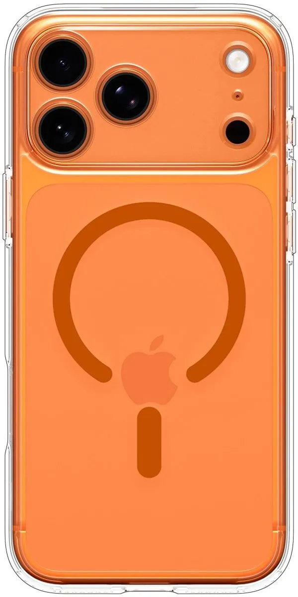 Spigen Ultra Hybrid MagSafe 8800337242416 - Transparant Oranje