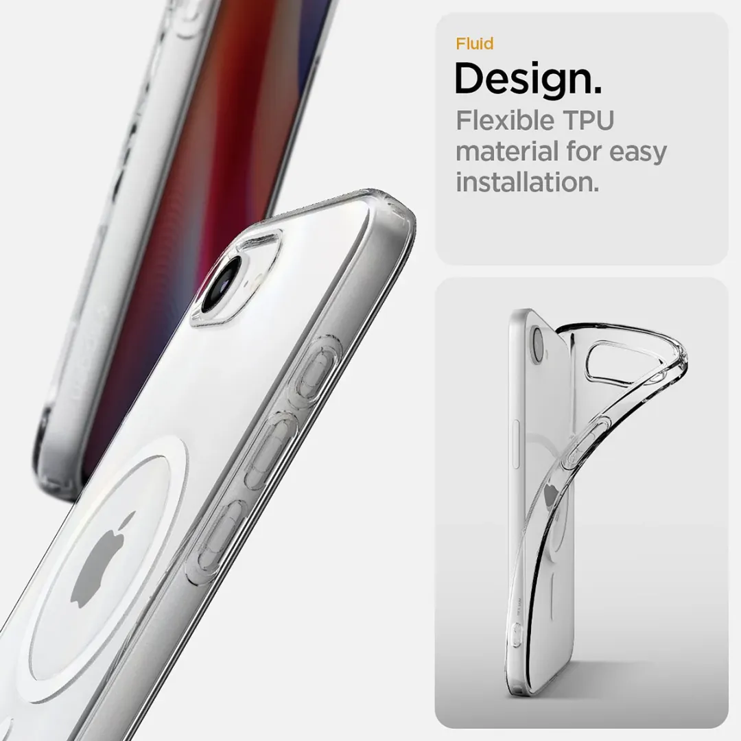 Spigen Liquid Crystal MagFit Hoesje iPhone 16e - ACS09150 - Transparant
