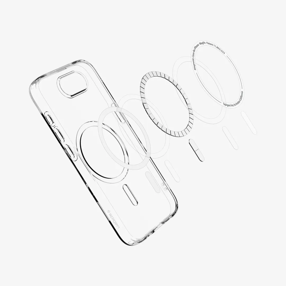 Spigen Liquid Crystal MagFit Hoesje iPhone 16e - ACS09150 - Transparant
