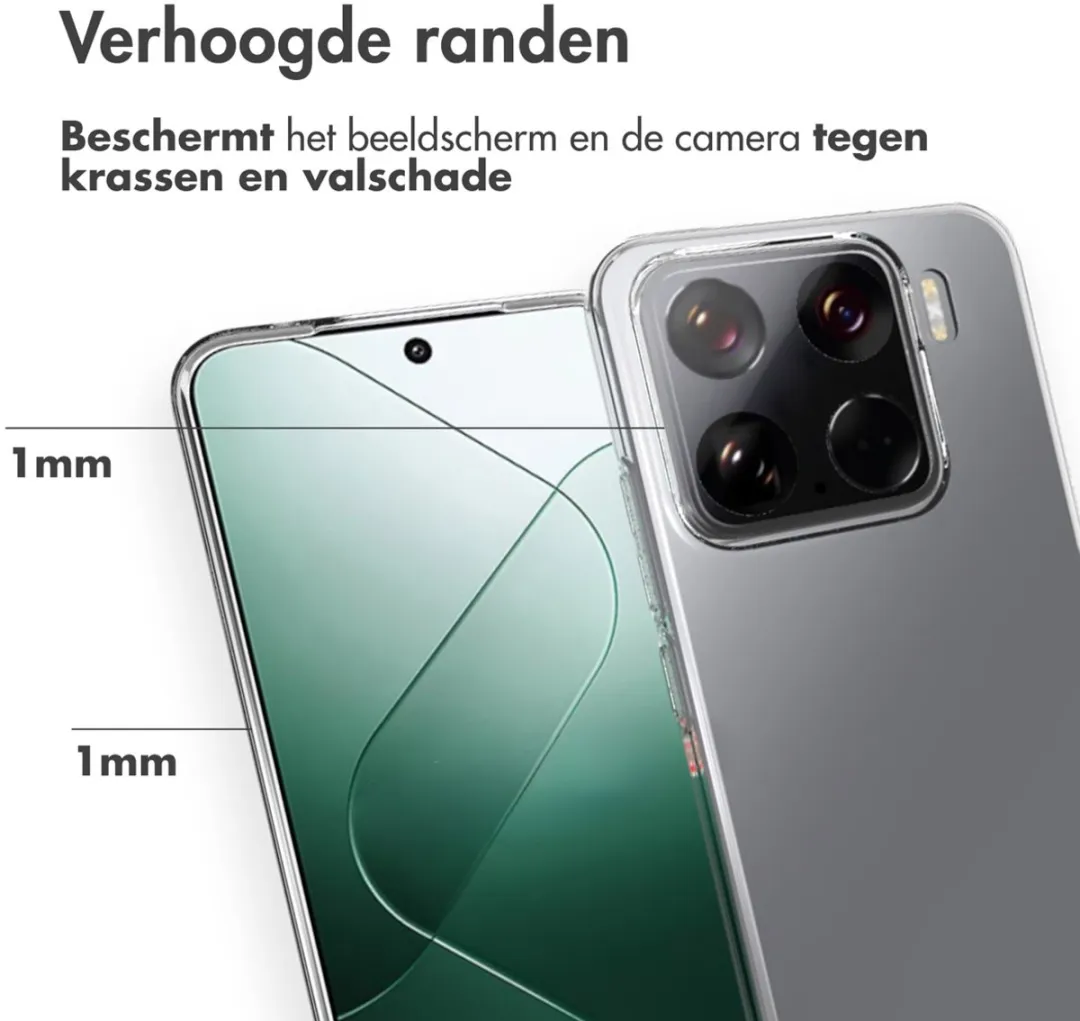 Accezz Hoesje Xiaomi 15 Transparant - SH00081375