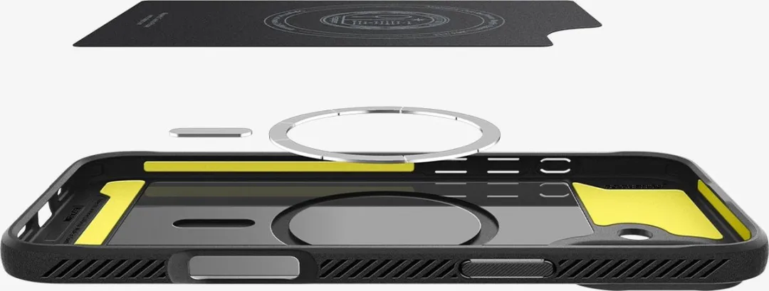 Spigen Rugged Armor ACS08087 iPhone 16 Plus Hoes - Zwart
