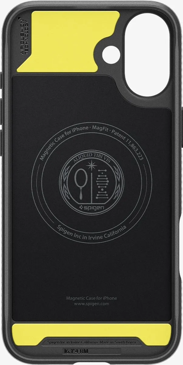 Spigen Rugged Armor ACS08087 iPhone 16 Plus Hoes - Zwart