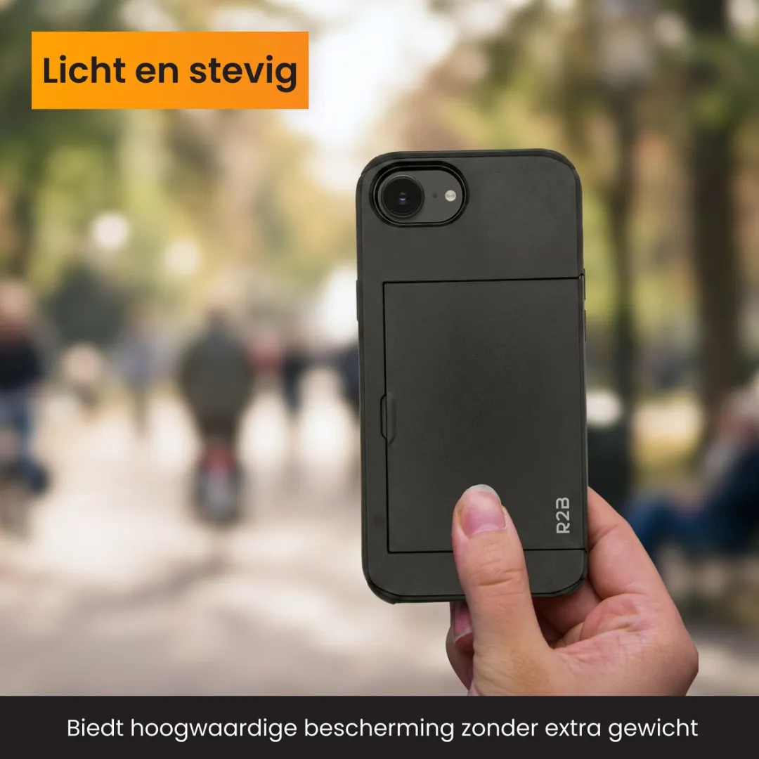 R2B Utrecht iPhone 17e Hoesje - 3 Pasjes - Zwart