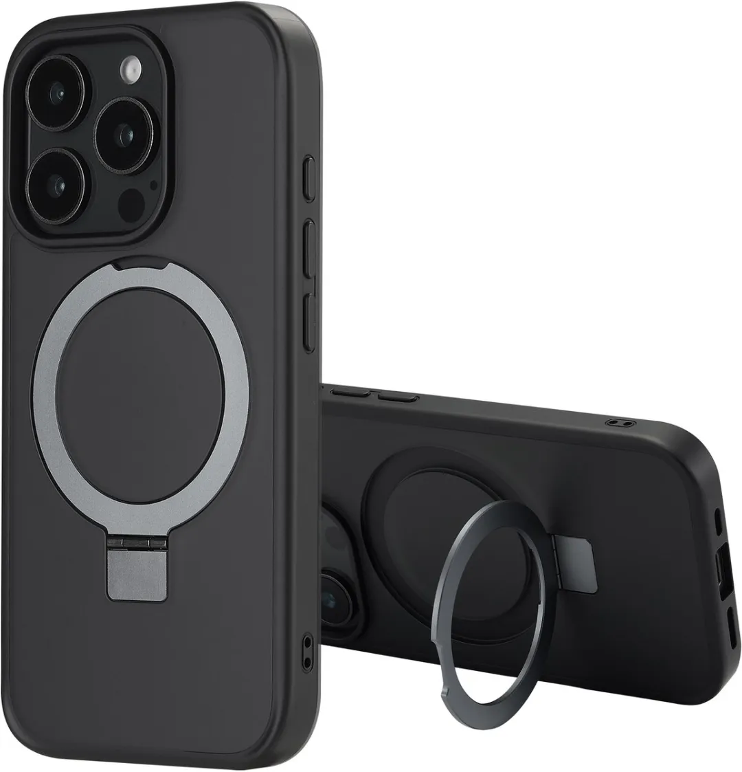 Accezz iPhone 16 Pro MagSafe Hoesje - Zwart