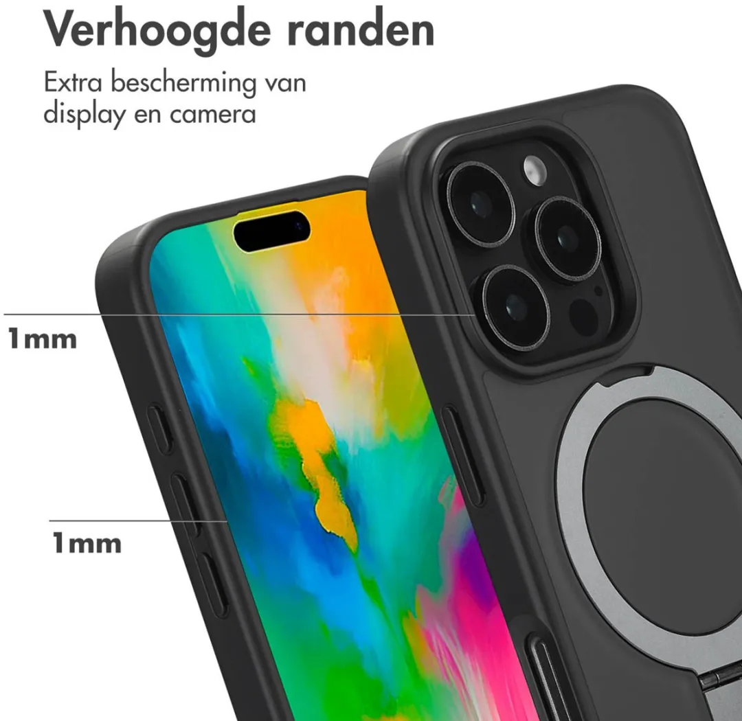 Accezz iPhone 16 Pro MagSafe Hoesje - Zwart