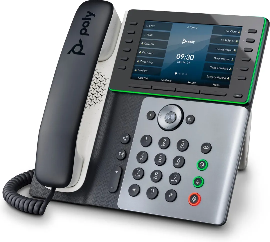 HP Poly Edge E550 IP-telefoon - PoE - Zwart