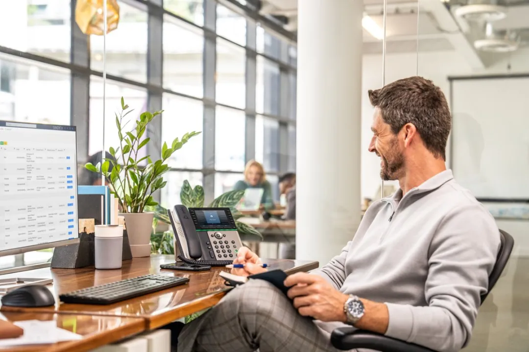 HP Poly Edge E550 IP-telefoon - PoE - Zwart - afbeelding 6 van 6