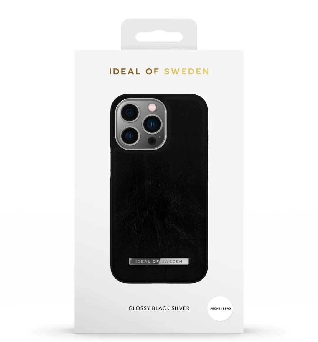 iDeal of Sweden Atelier Case iPhone 13 Pro Glossy Black Silver - IDACSS21-I2161P-311