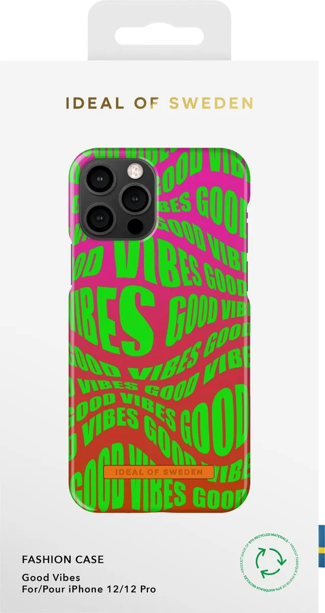 iDeal of Sweden iPhone 12/12 Pro Hoesje Good Vibes