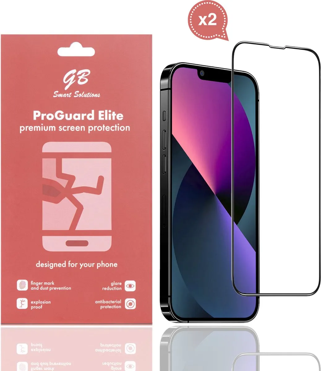 GB ProGuard Elite Screenprotector iPhone 13/13 Pro/14/16e
