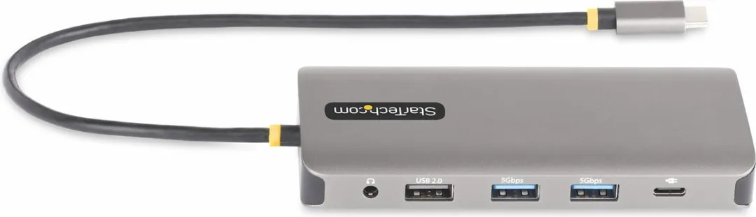 Startech 154B-USBC-MULTIPORT USB-C Triple Monitor Adapter - Grijs - afbeelding 6 van 6